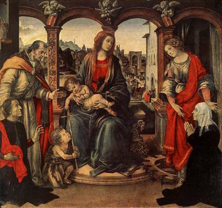 Fra Filippo Lippi Madonna with Child and Saints